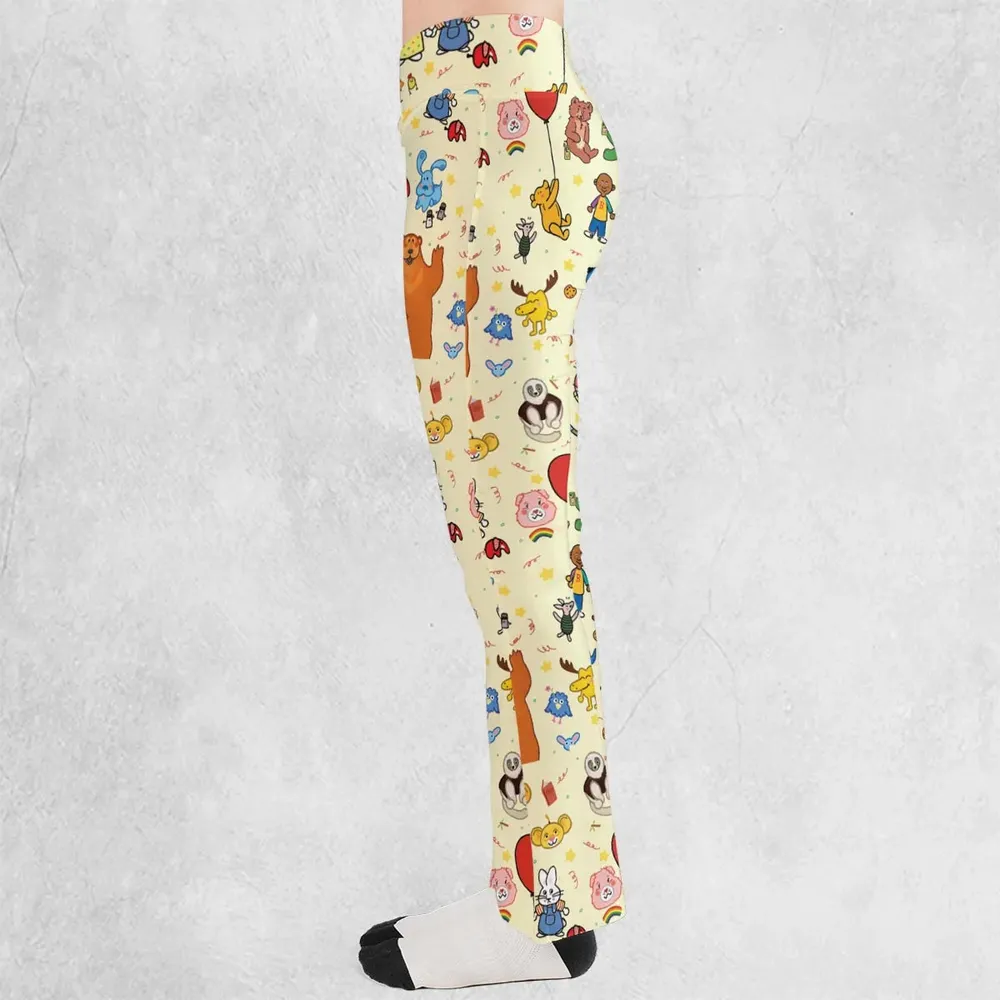 Nostalgia Train Flare Leggings - 3
