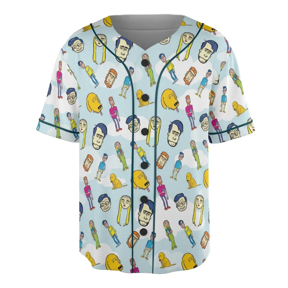 Mission Hill Characters Unisex Baseball Jersey - 3