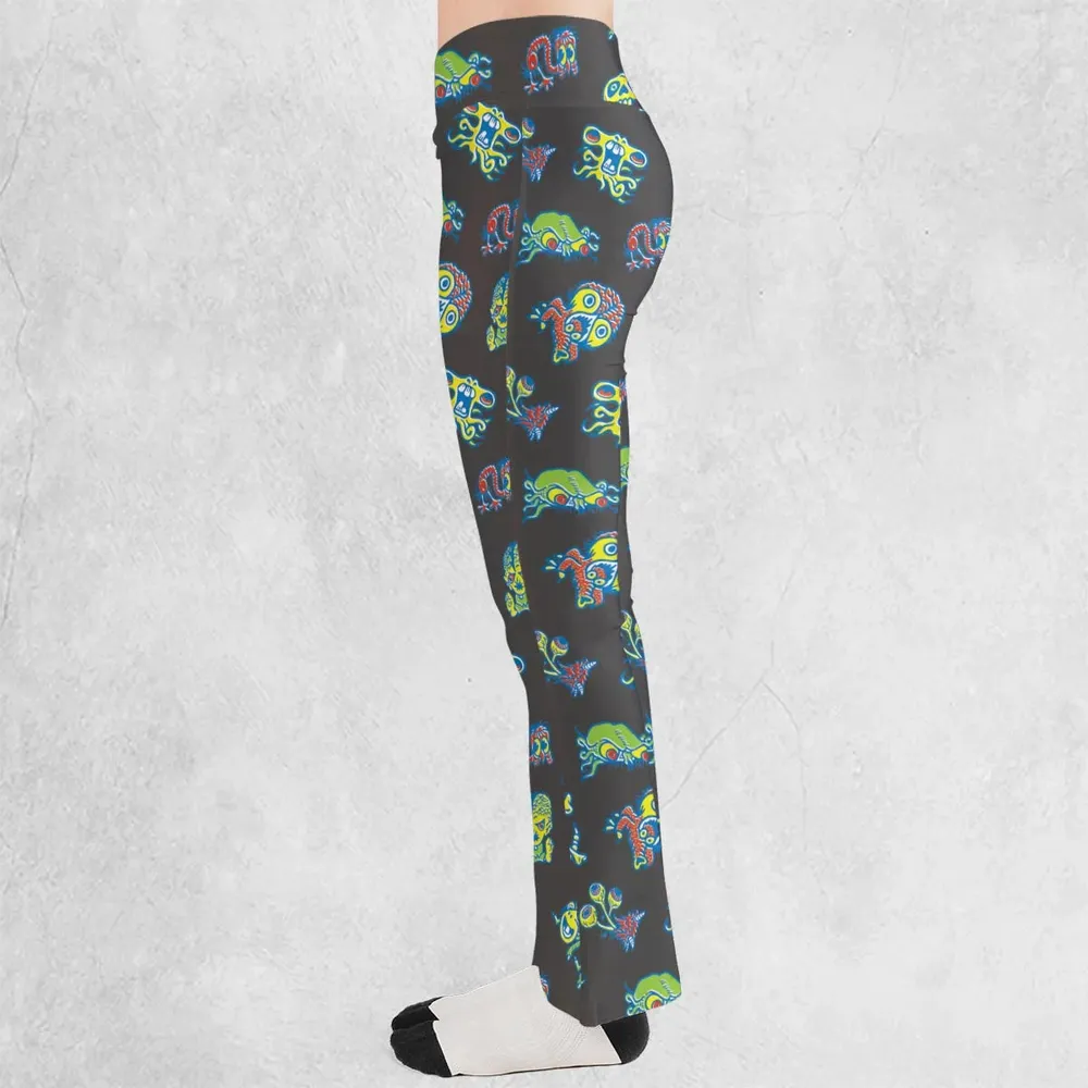 How To Use Monster Tatoos Flare Leggings - 3