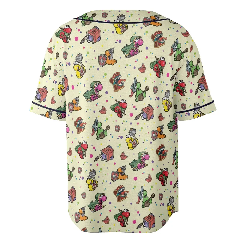 Nerd Candy DnD Unisex Baseball Jersey - 4