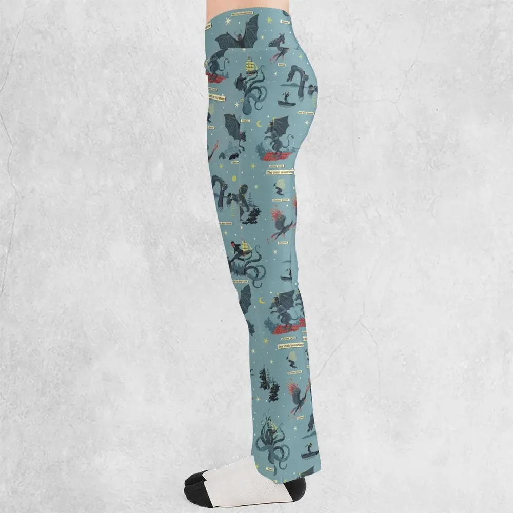 Paranormal Creatures Flare Leggings - 3