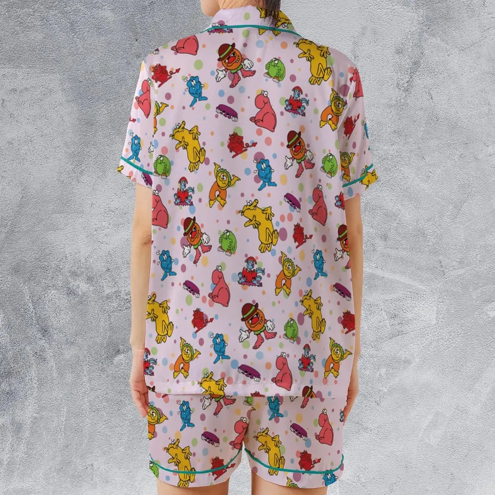Willy Wonka  Candy Club Satin Short-Sleeve Pajamas Set - 2