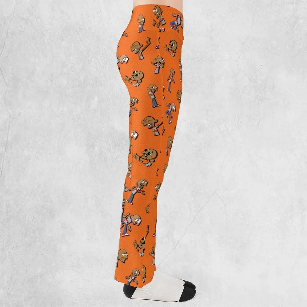 Gandhi On Repeat Clone High Flare Leggings - 2