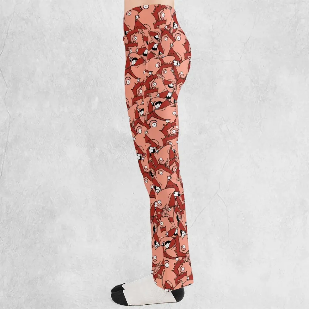 Smashing Threads Nigel Thornberry Flare Leggings - 3