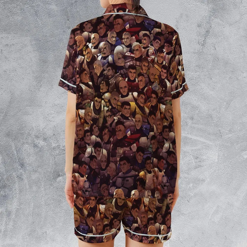 Clones-only Star Wars Satin Short-Sleeve Pajamas Set - 2