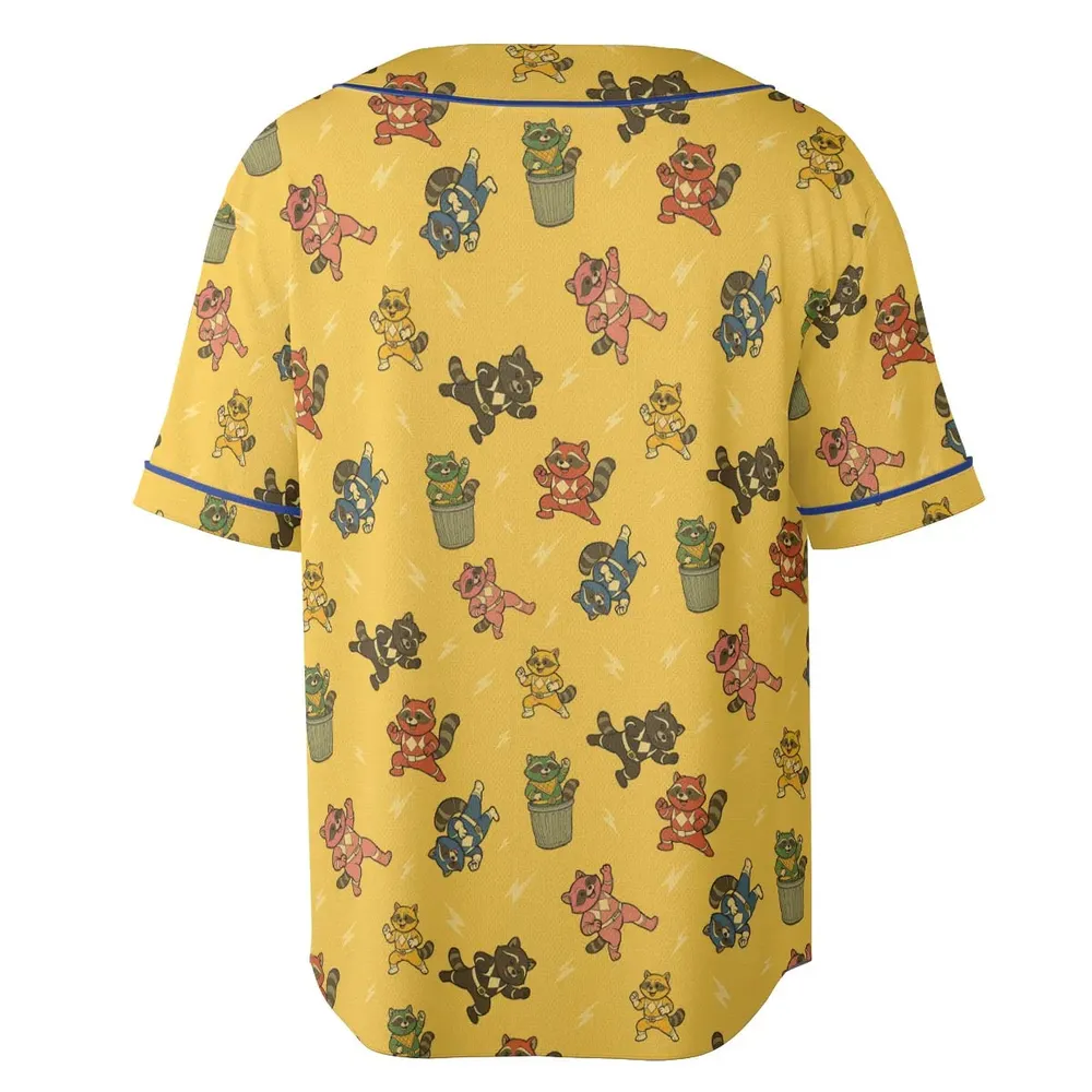 Morphin Time Trash Panda Unisex Baseball Jersey - 4