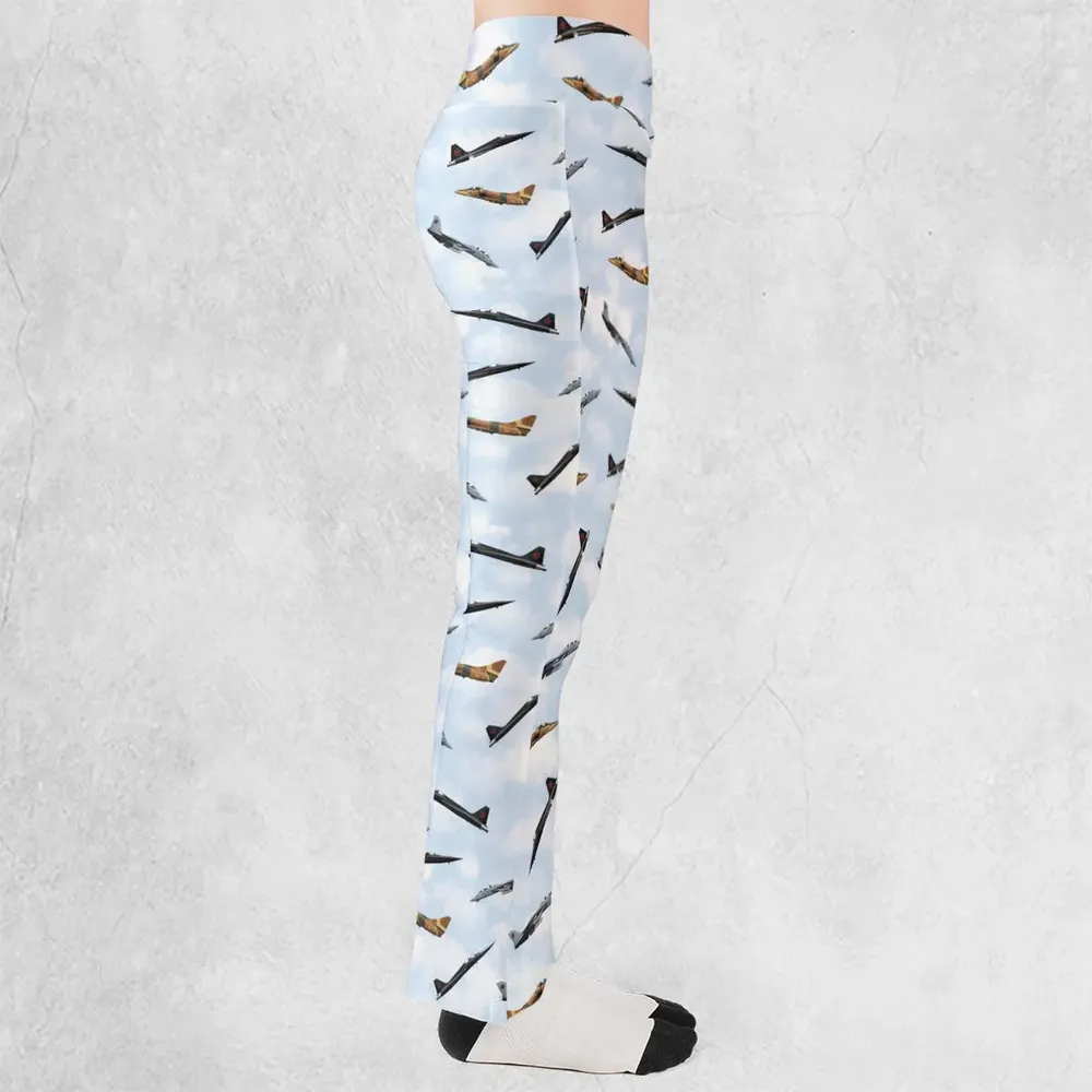 Top Gun Aircraft Flare Leggings - 2