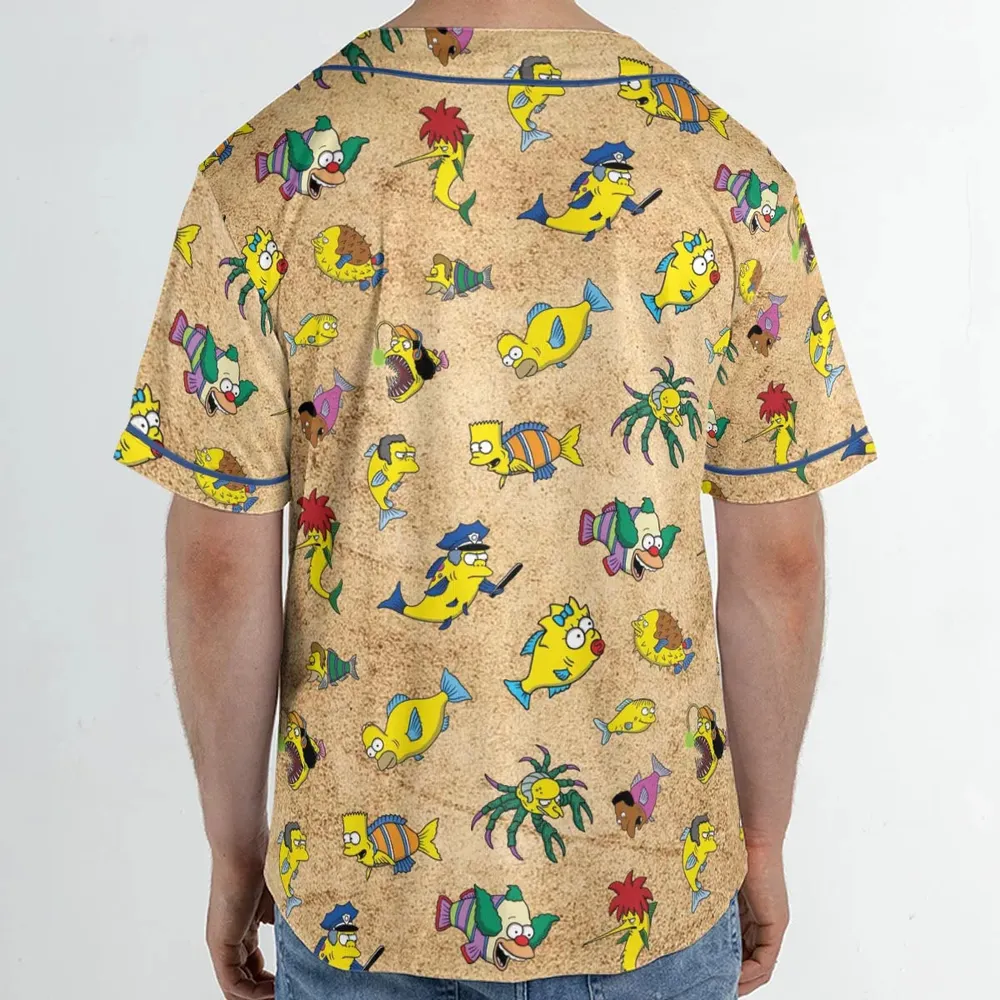 Shrimpsons The Simpsons Unisex Baseball Jersey - 2