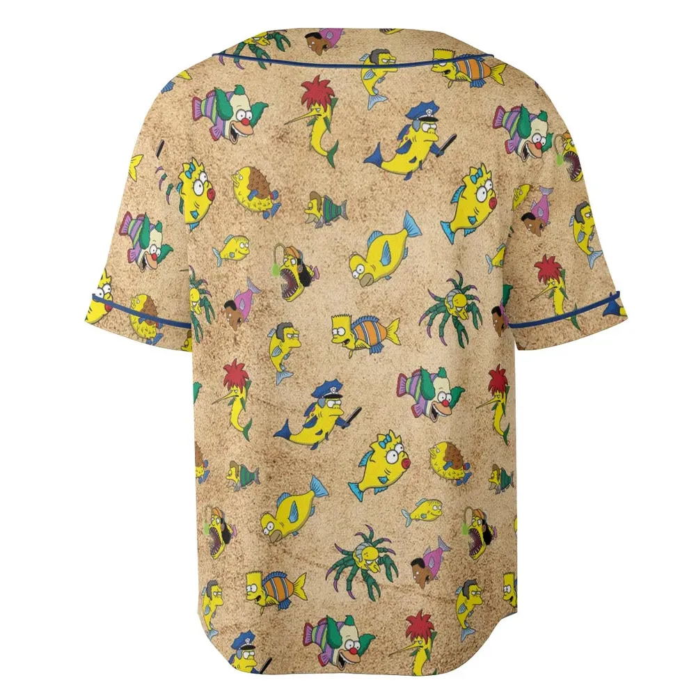 Shrimpsons The Simpsons Unisex Baseball Jersey - 4