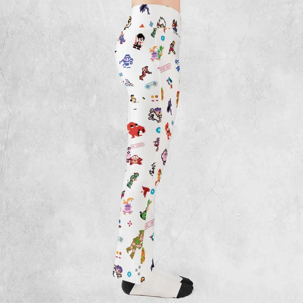 Iconic Video Game Characters Flare Leggings - 2