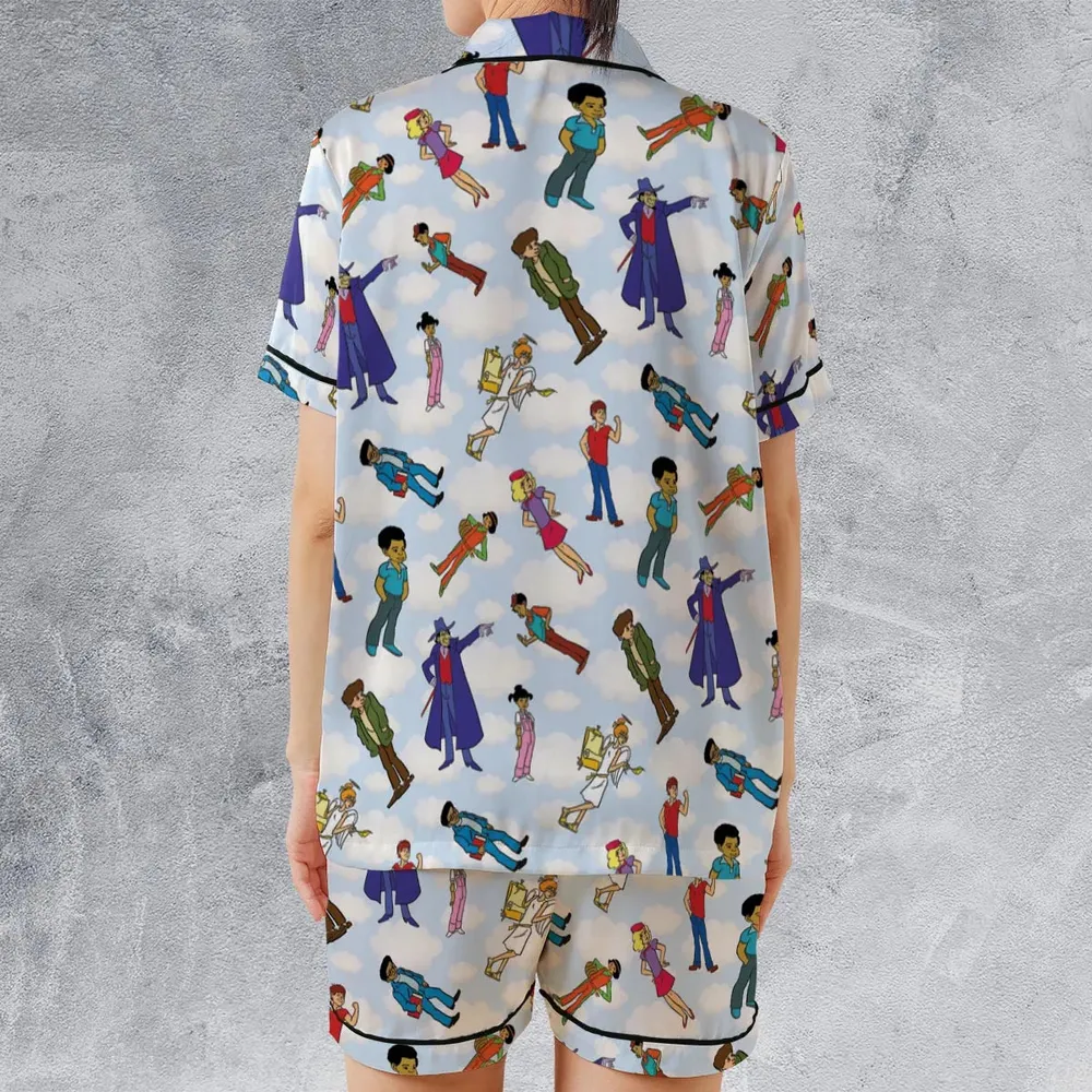 The Gary Coleman Show Satin Short-Sleeve Pajamas Set - 2