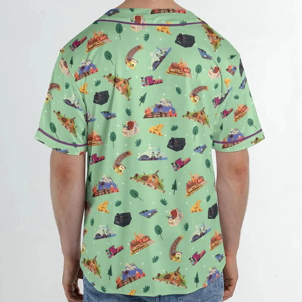 Slash Space Thunder Everest Unisex Baseball Jersey - 2