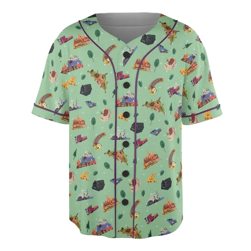 Slash Space Thunder Everest Unisex Baseball Jersey - 3