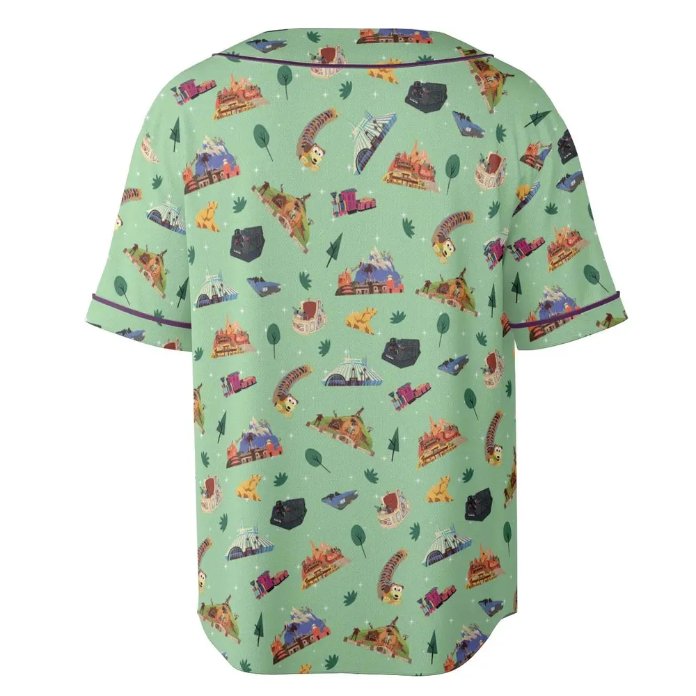 Slash Space Thunder Everest Unisex Baseball Jersey - 4