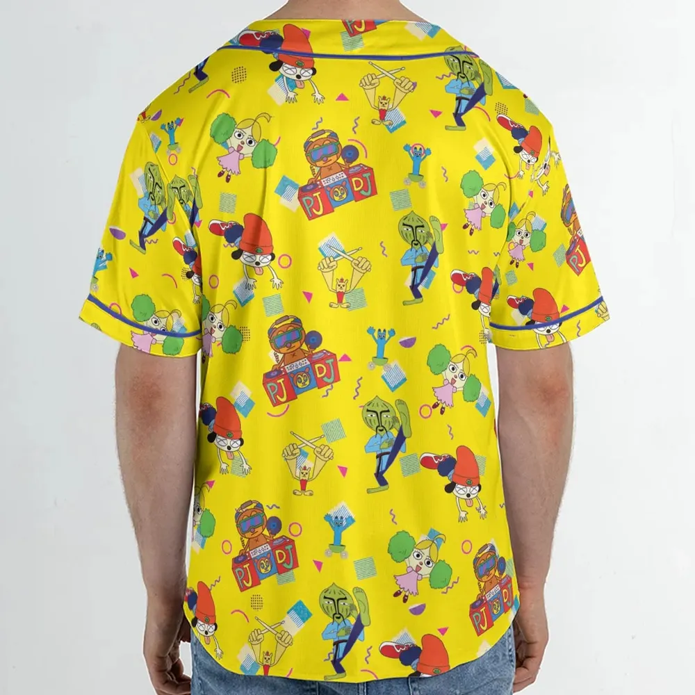 Parappa and Friends Unisex Baseball Jersey - 2