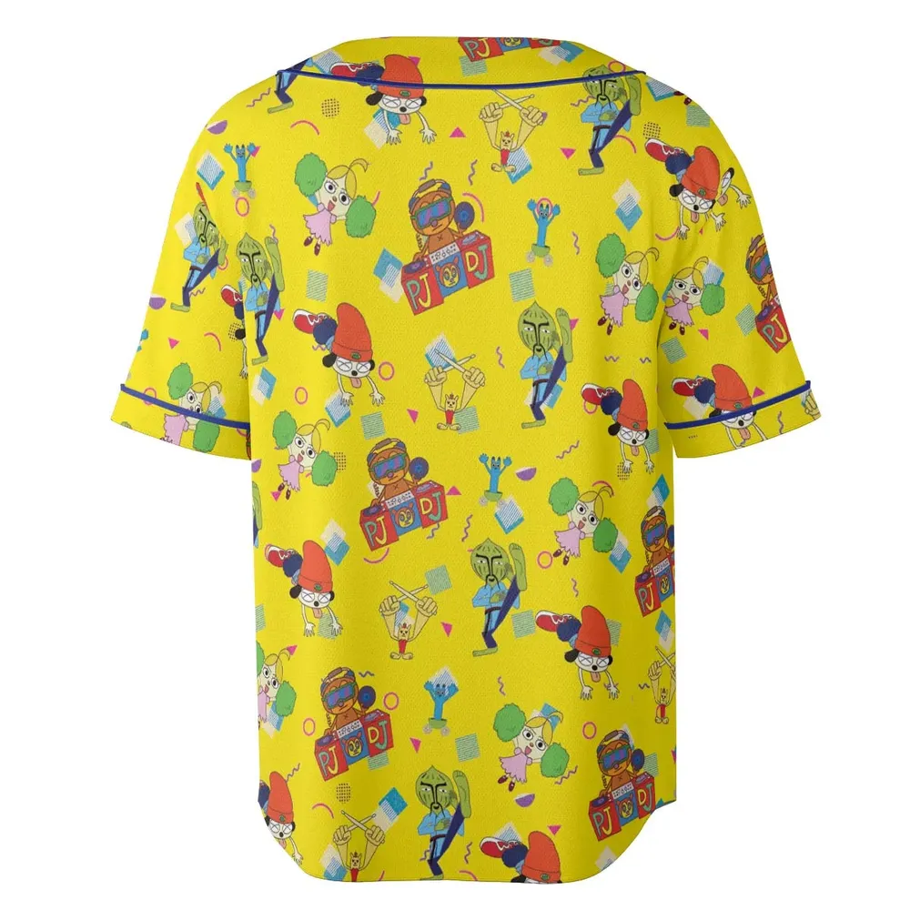 Parappa and Friends Unisex Baseball Jersey - 4