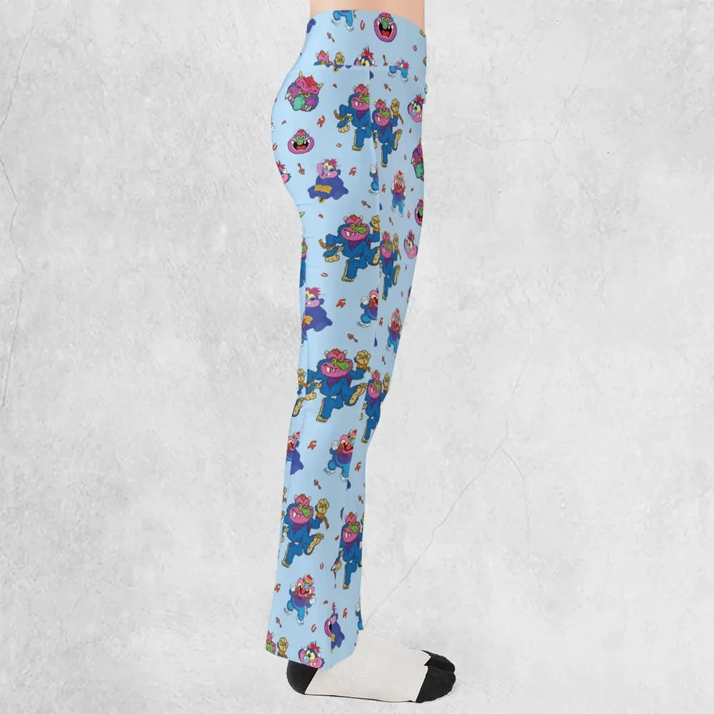 Blue Monster My Pet Monster Flare Leggings - 2