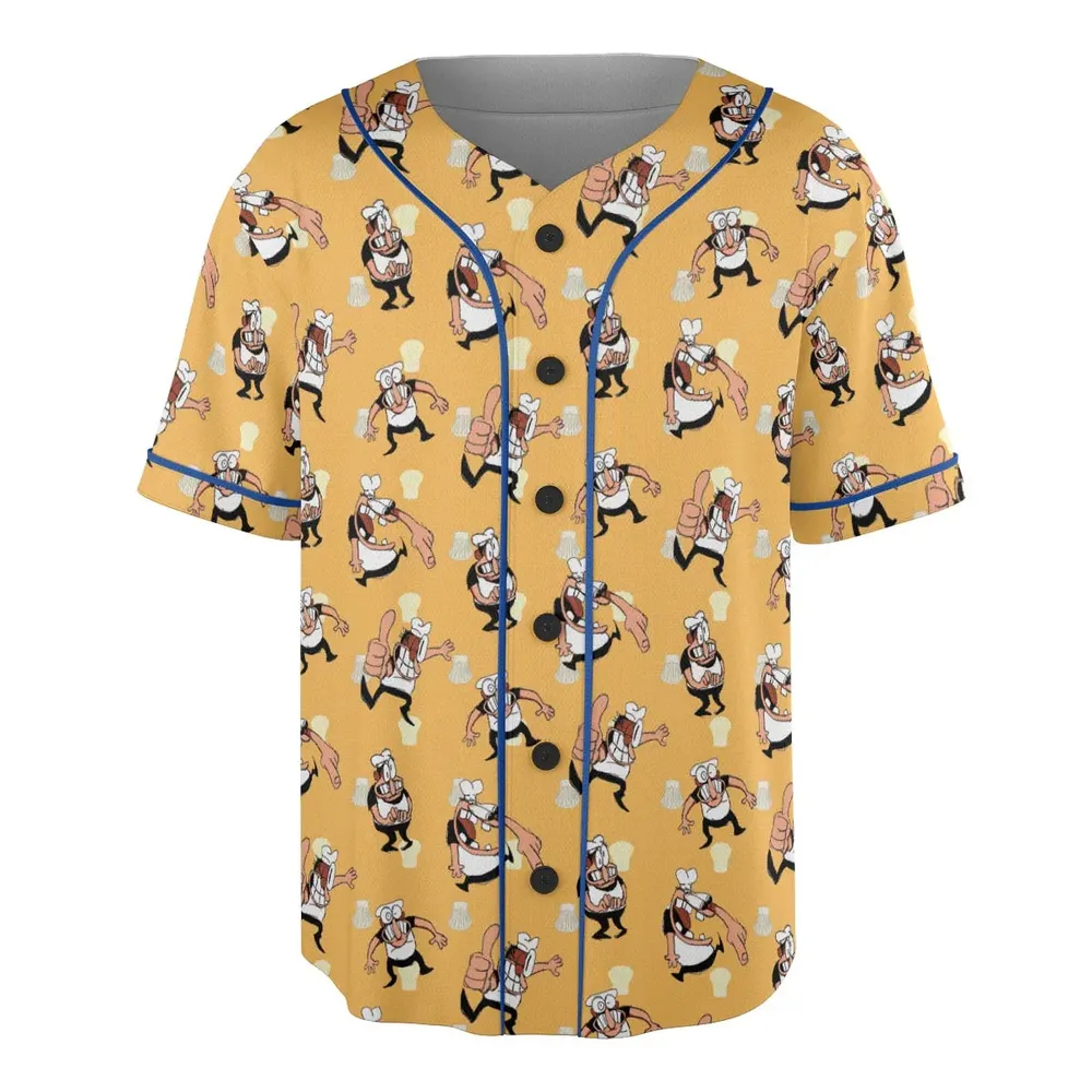 Peppino Sprites Pizza Tower Unisex Baseball Jersey - 3