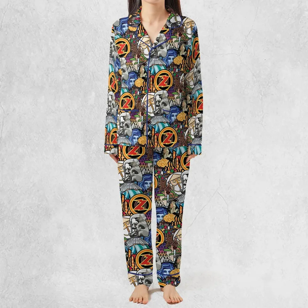 Ride Icon Collage Pajamas Set - 2