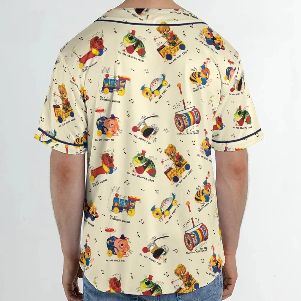 Vintage FP Toys Unisex Baseball Jersey - 2