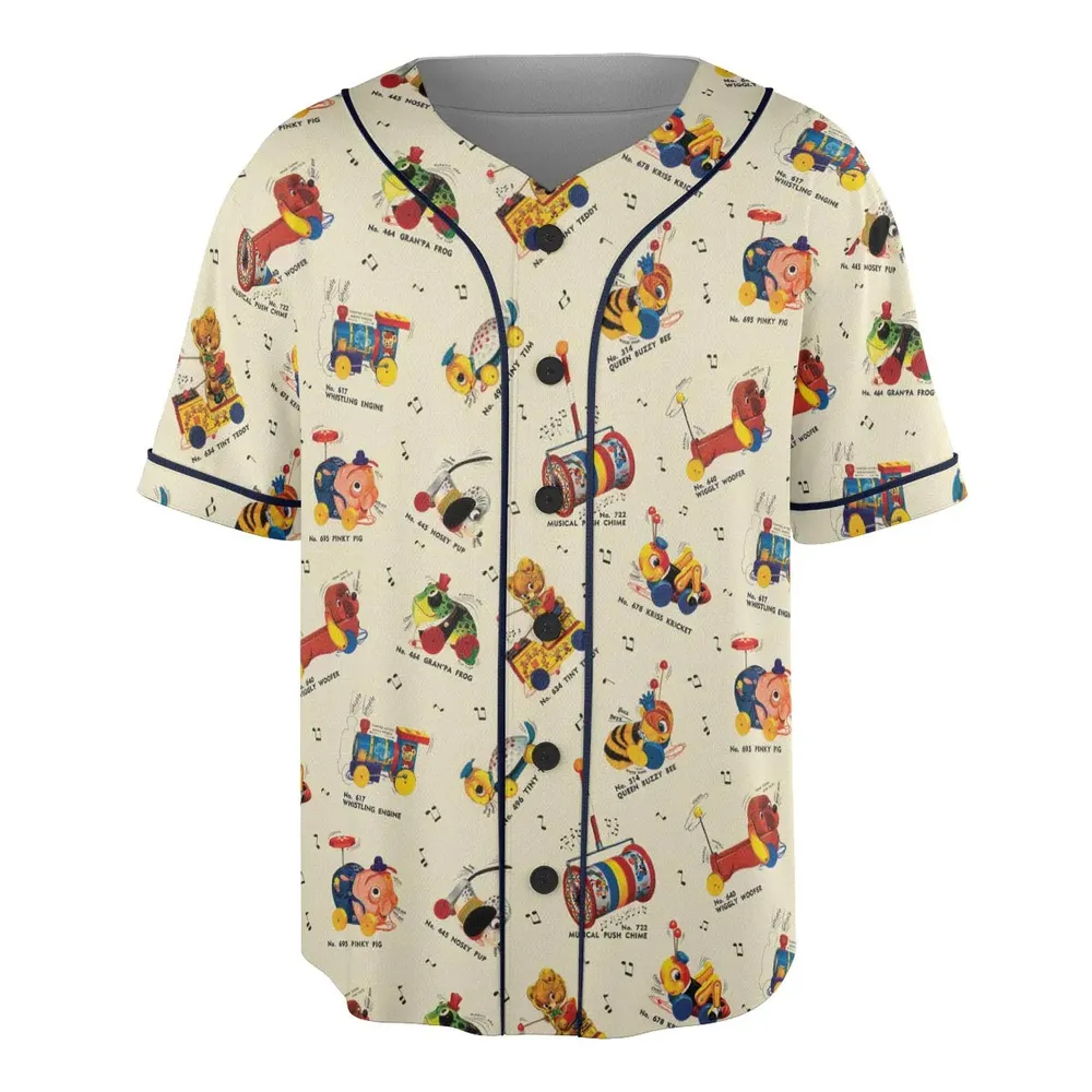 Vintage FP Toys Unisex Baseball Jersey - 3