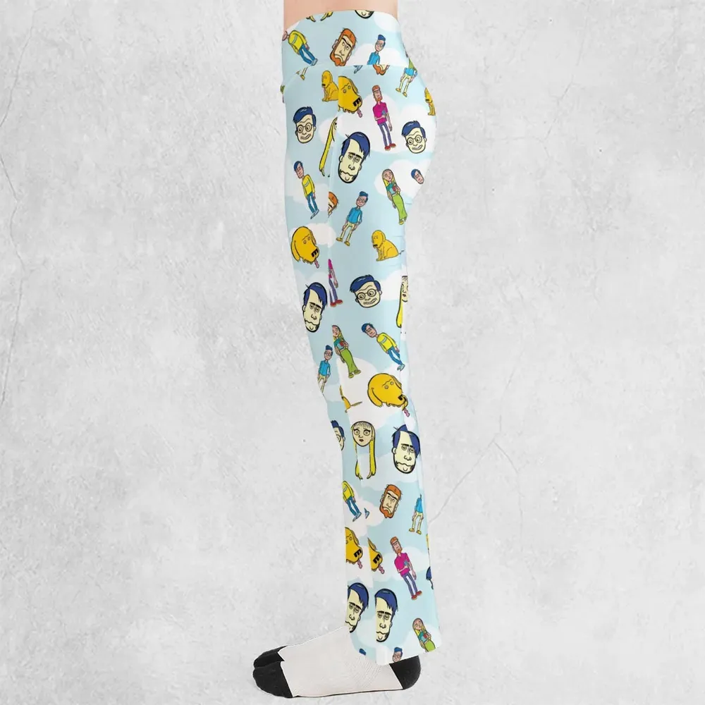 Mission Hill Characters Flare Leggings - 3