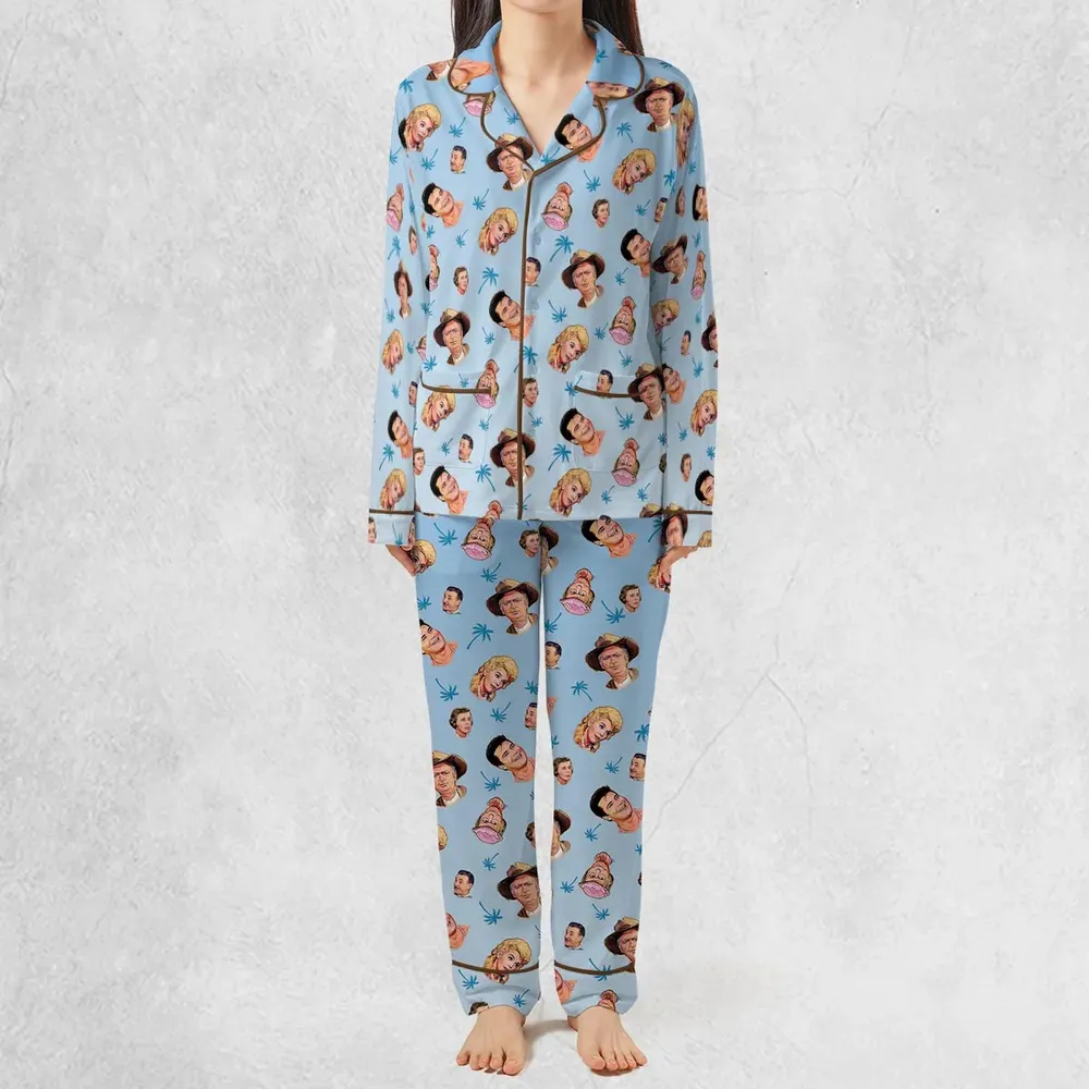 Summer Vibe The Beverly Hillbillies Characters Pajamas Set - 2