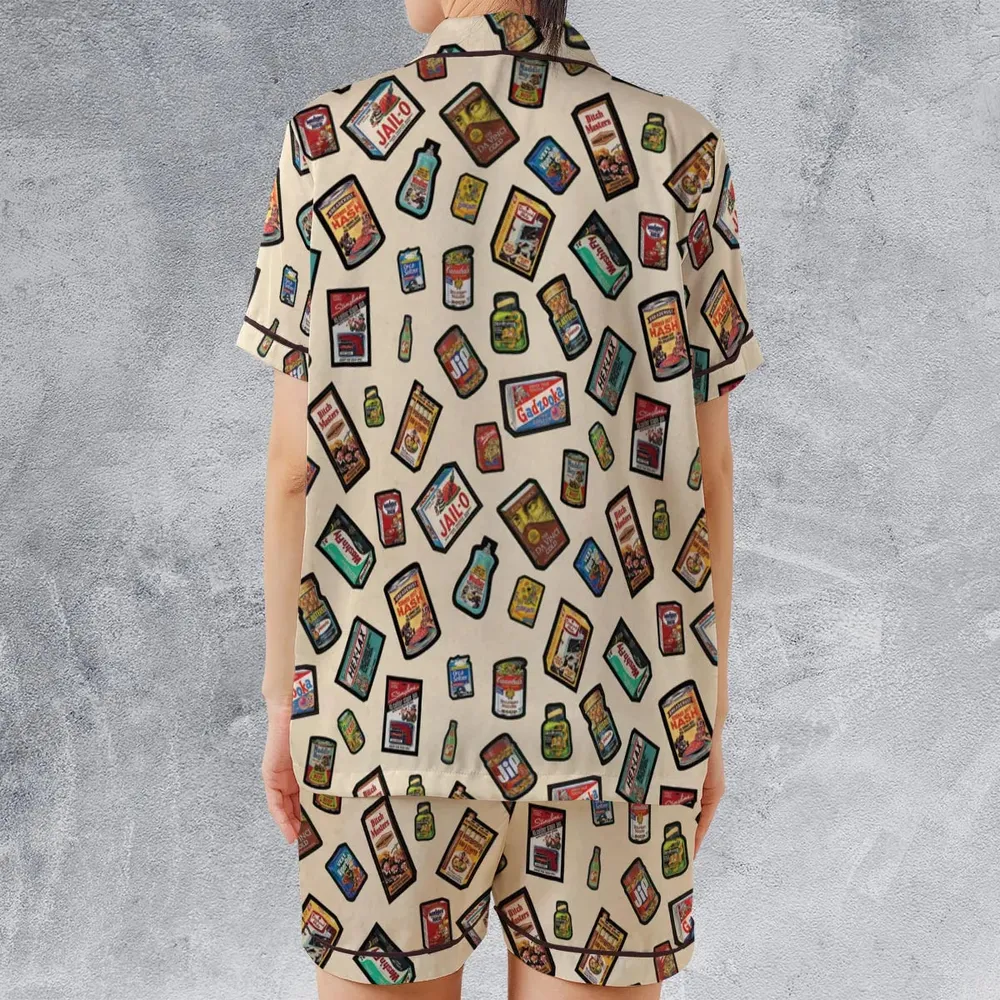 Wacky Packages Satin Short-Sleeve Pajamas Set - 2