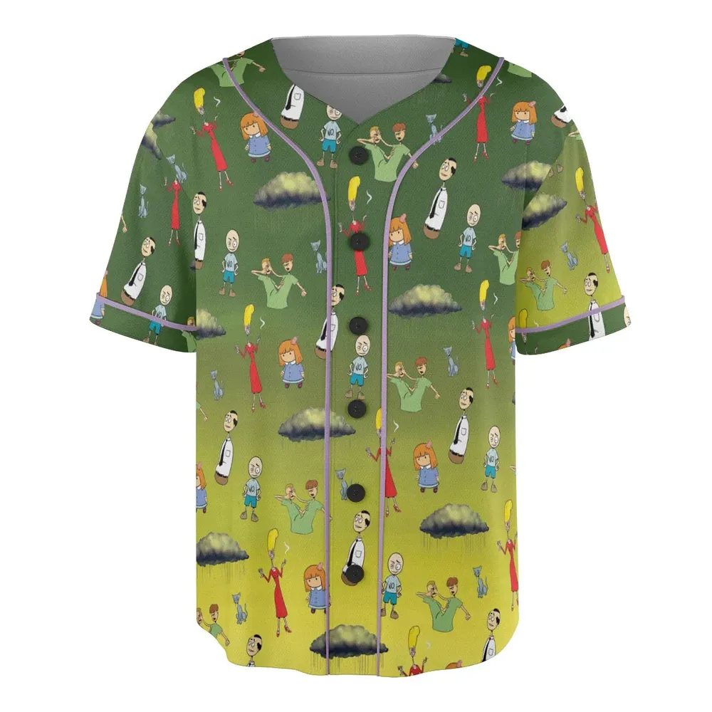 The Oblongs Retro TV Show Unisex Baseball Jersey - 3