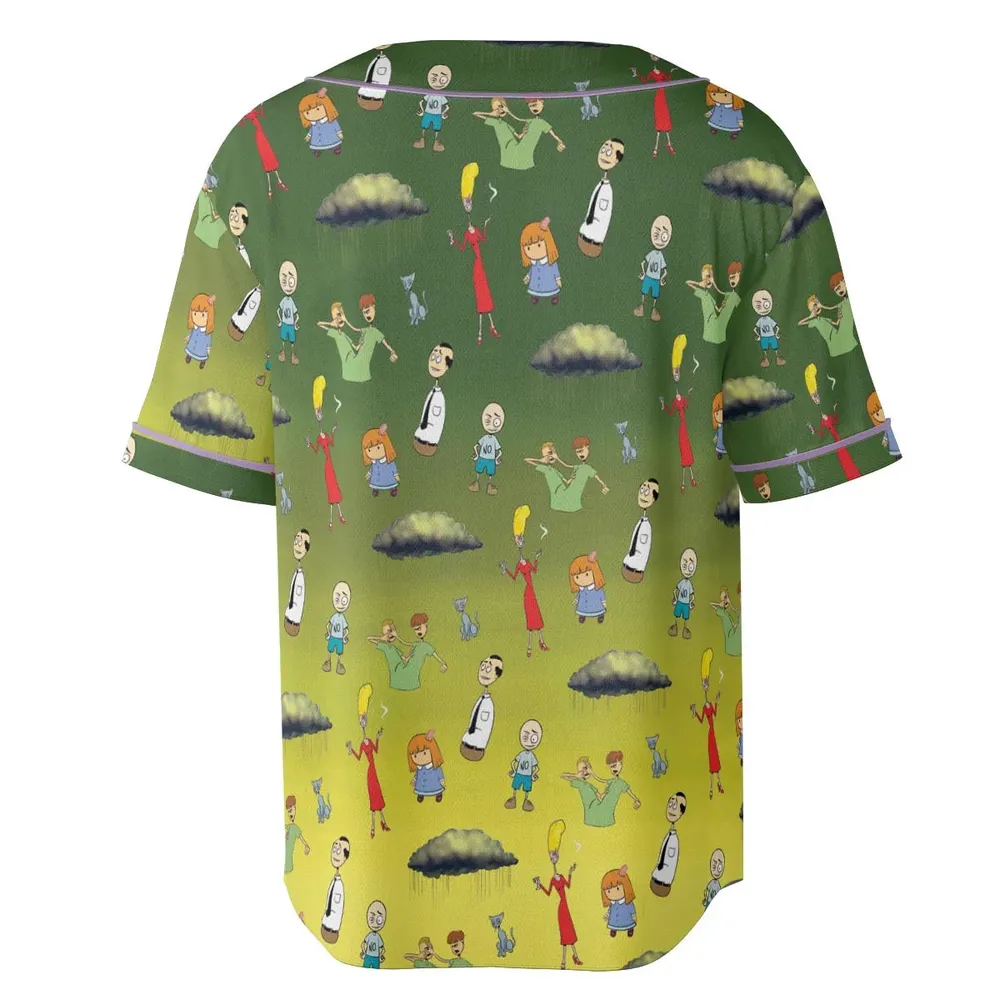 The Oblongs Retro TV Show Unisex Baseball Jersey - 4
