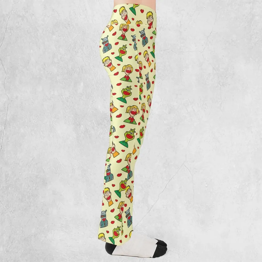 Wack-O-Wax Wax Lips Flare Leggings - 2