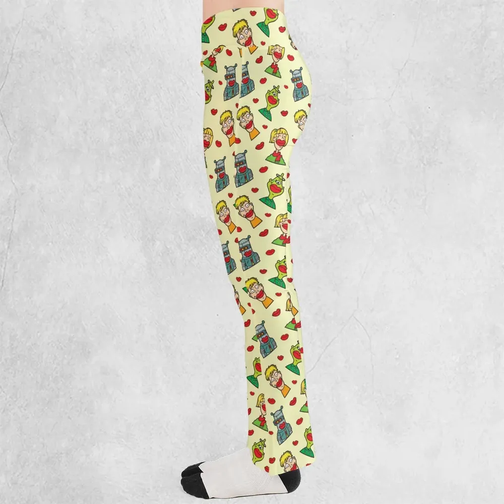 Wack-O-Wax Wax Lips Flare Leggings - 3