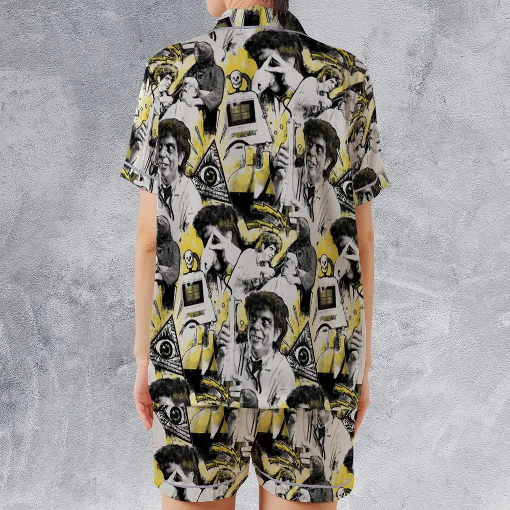 Mad Science Morgus The Magnificent Satin Short-Sleeve Pajamas Set - 2