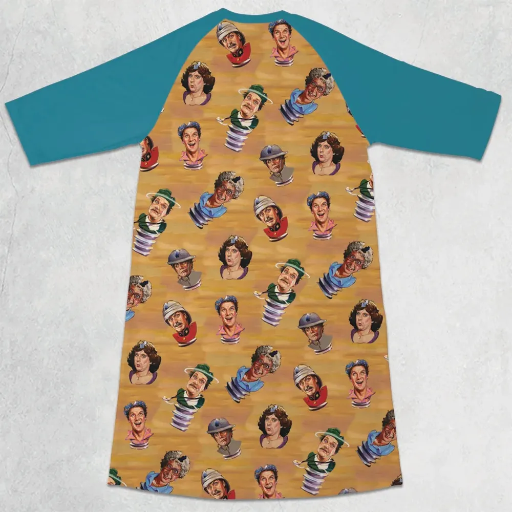 The Meaning Of Life Monty Python 3/4 Sleeve Raglan Dress - 2