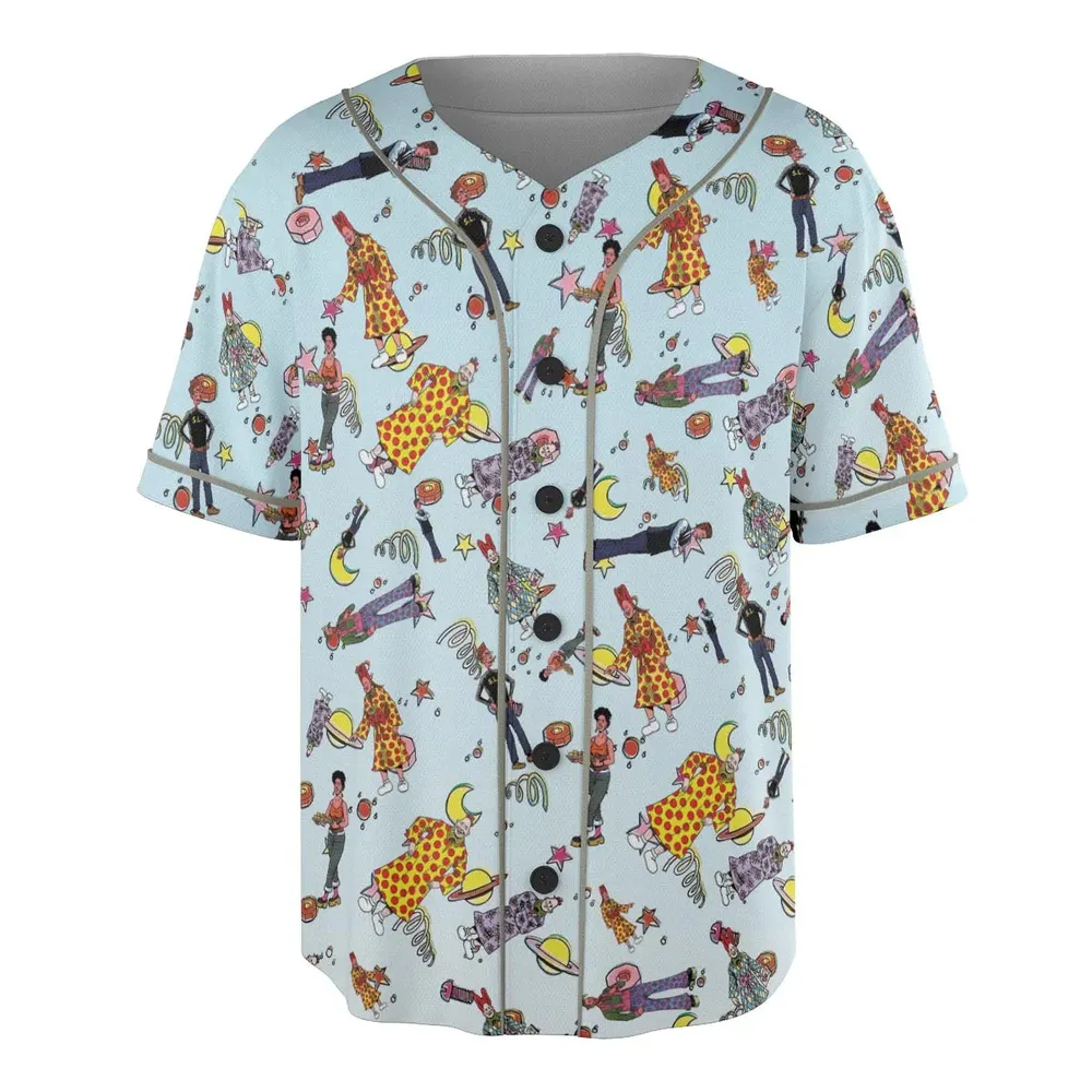 Zippy The Pinhead Characters Unisex Baseball Jersey - 3