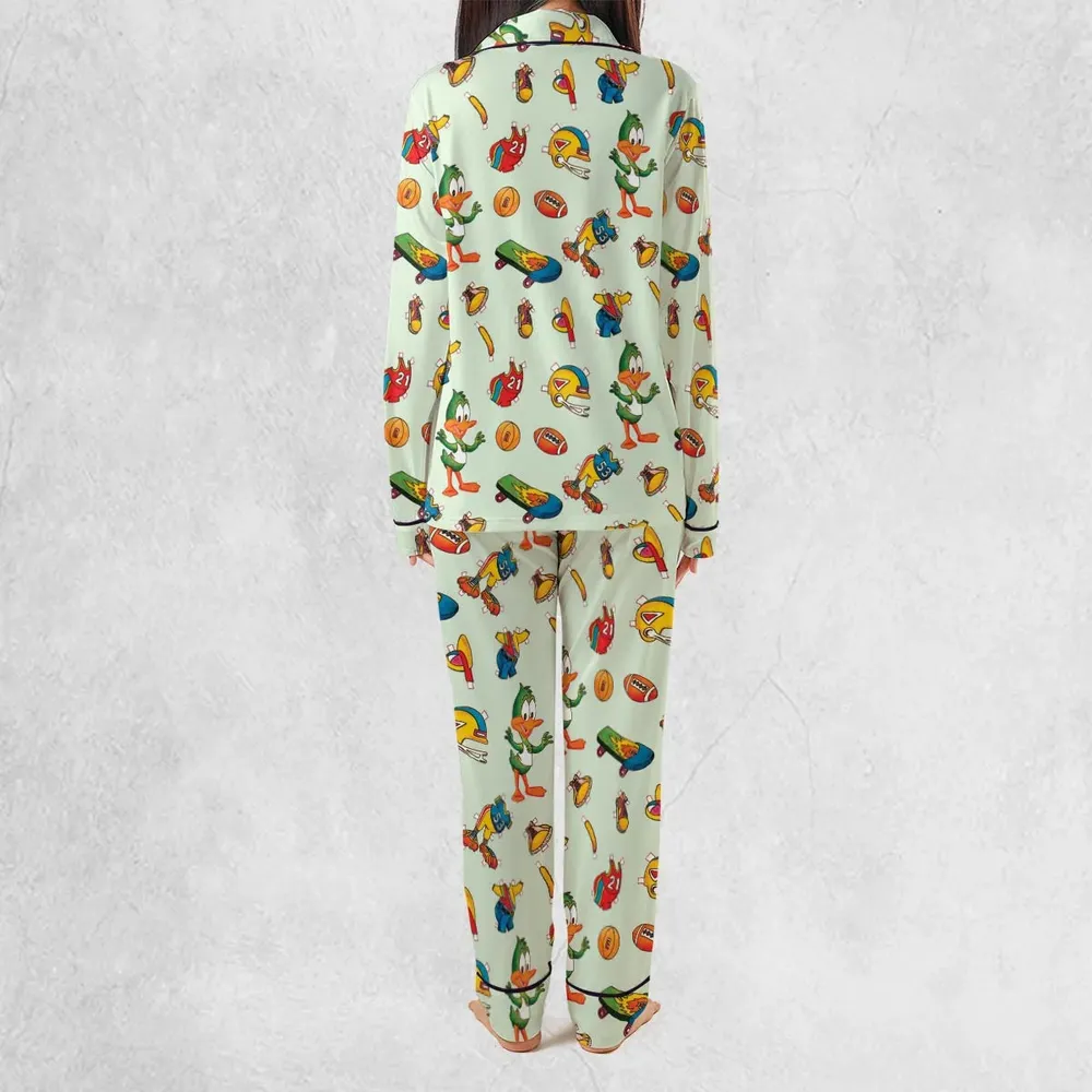 Plucky Duck Tiny Toon Adventures Pajamas Set - 3