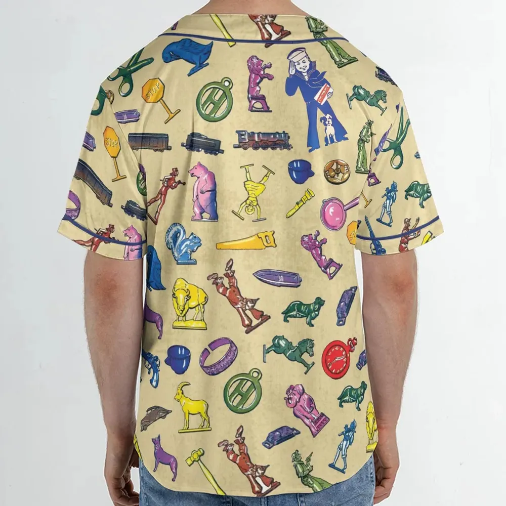 60s Cracker Jack Prizes Unisex Baseball Jersey - 2
