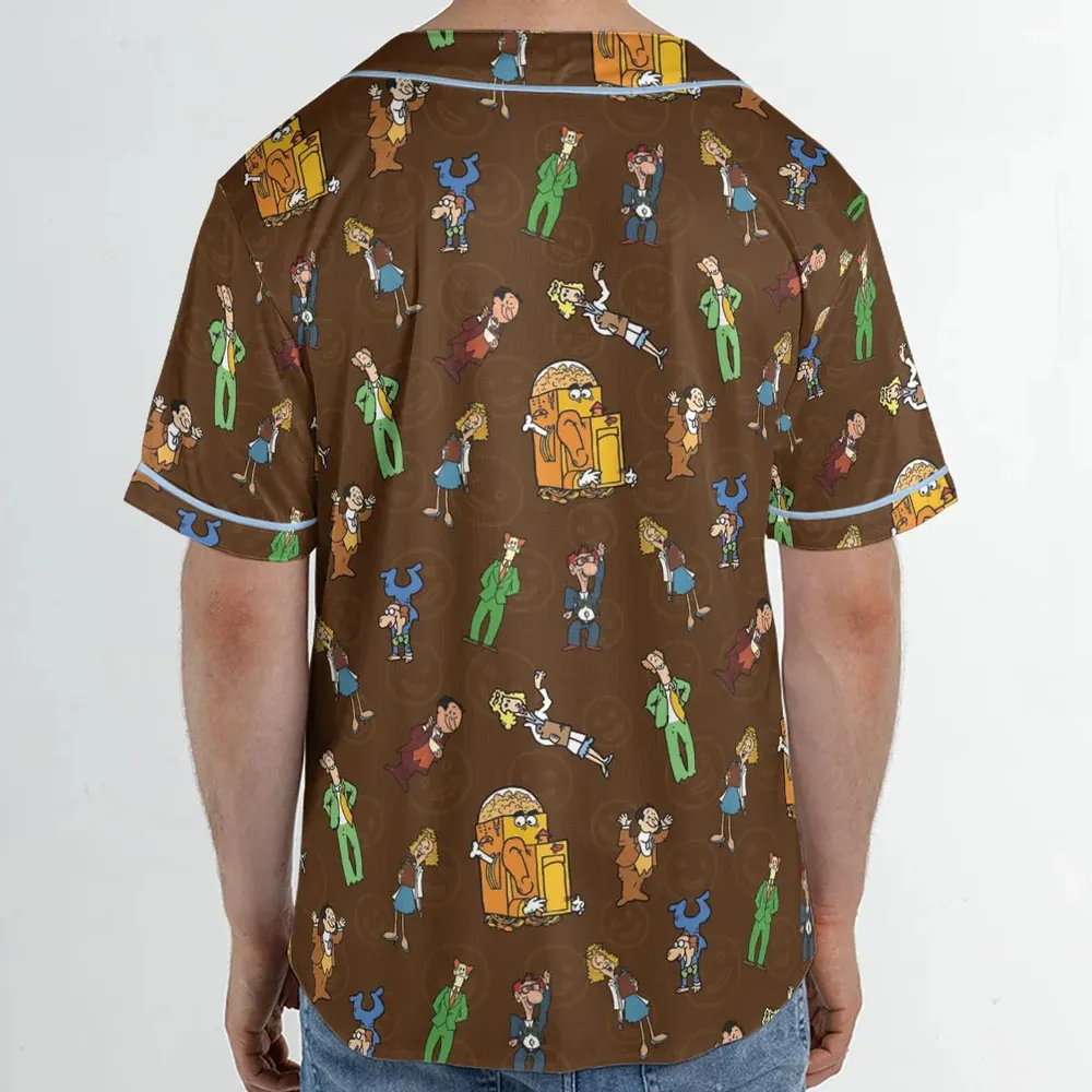 Grins and Smiles And Giggles And Laugh Unisex Baseball Jersey - 2