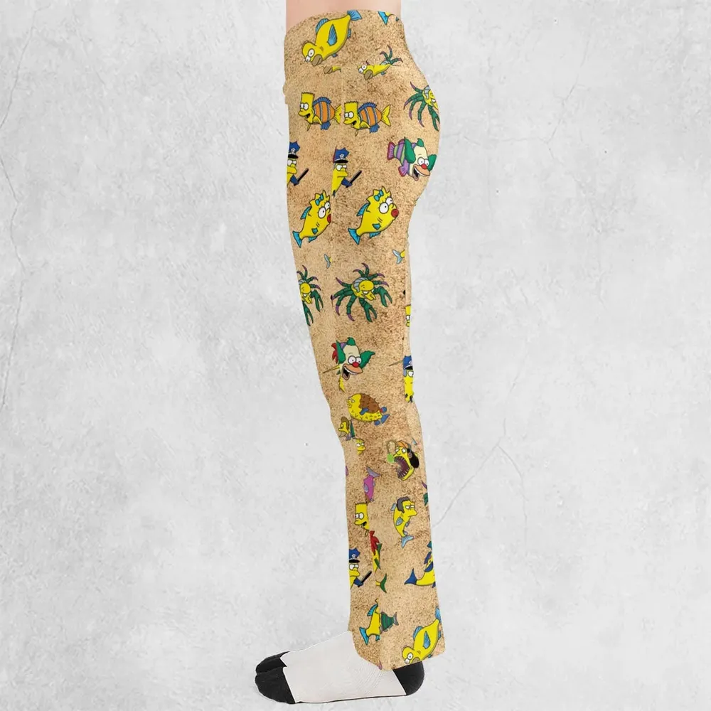 Shrimpsons The Simpsons Flare Leggings - 3