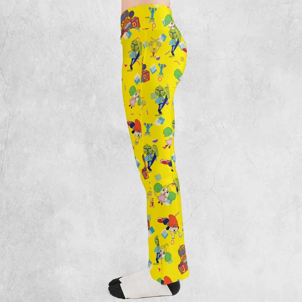 Parappa and Friends Flare Leggings - 3