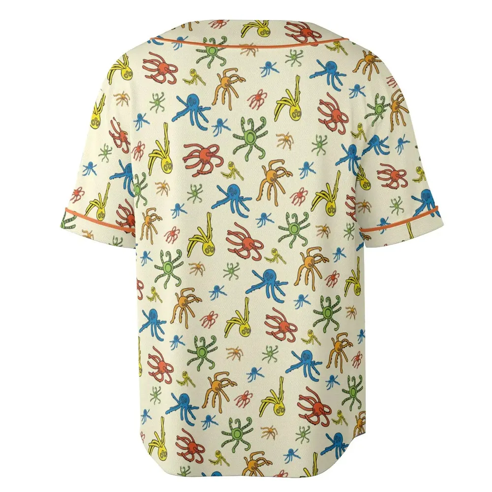Walks Creeps Tumbles Wacky Wallwalkers Unisex Baseball Jersey - 4