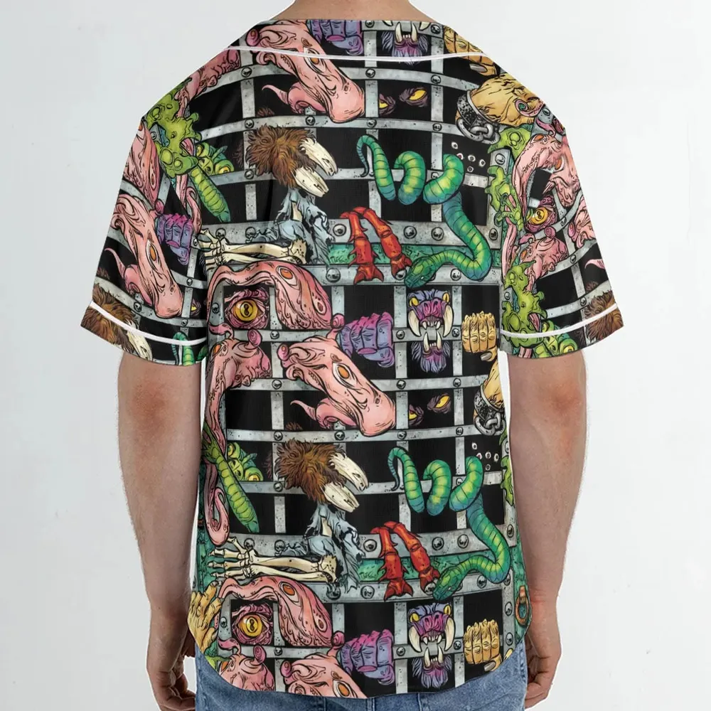 Castle Grayskull Dungeon He-man And The Masters Of The Universe Unisex Baseball Jersey - 2