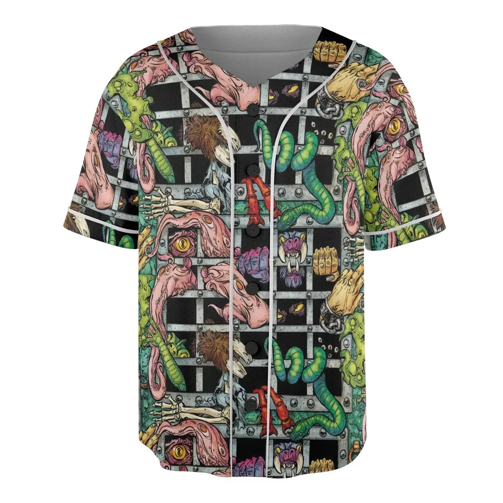 Castle Grayskull Dungeon He-man And The Masters Of The Universe Unisex Baseball Jersey - 3
