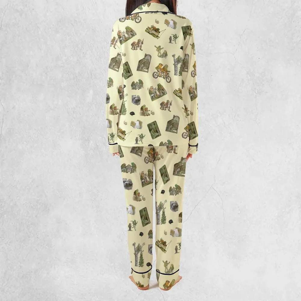 Frog and Toad Pattern Pajamas Set - 3