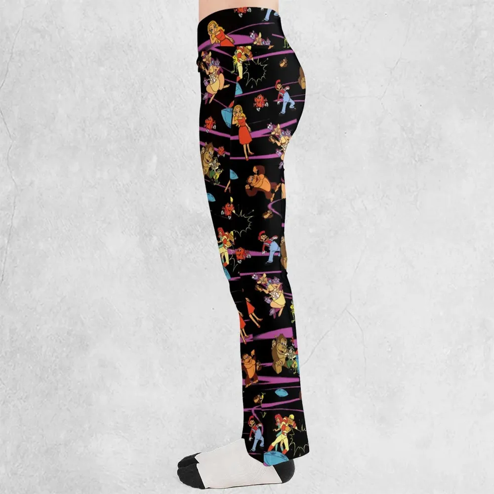Saturday Supercade Characters Flare Leggings - 3