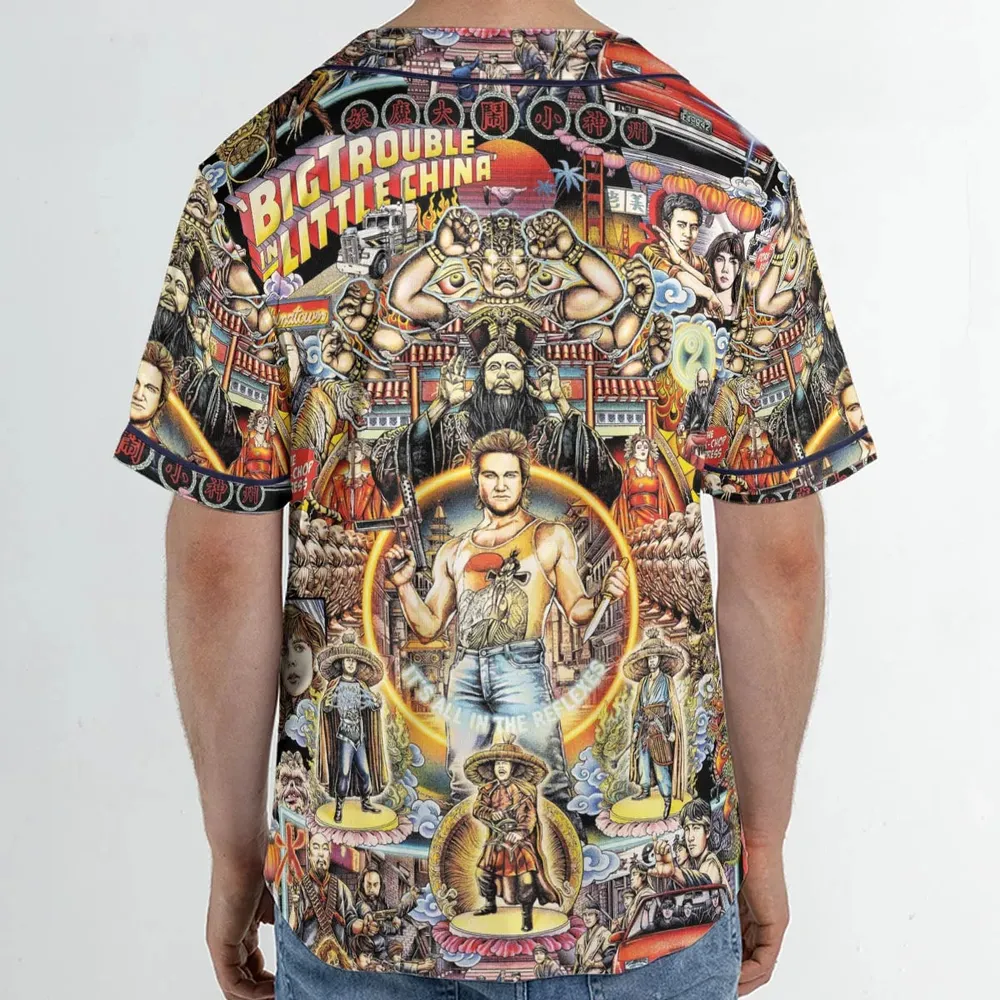 Big Trouble in Little China Unisex Baseball Jersey - 2