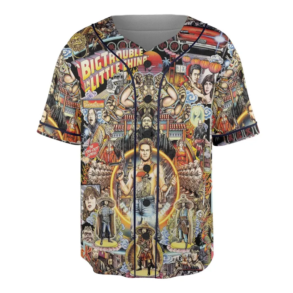 Big Trouble in Little China Unisex Baseball Jersey - 3