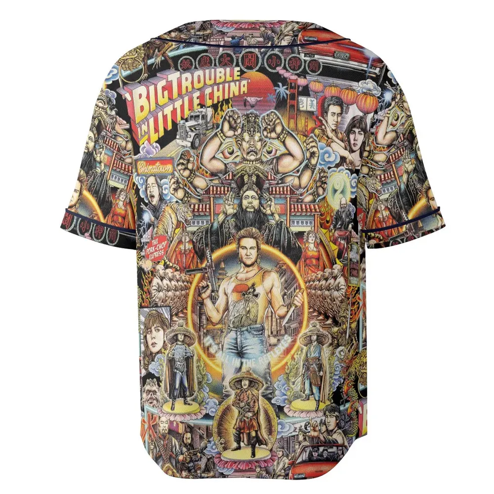 Big Trouble in Little China Unisex Baseball Jersey - 4