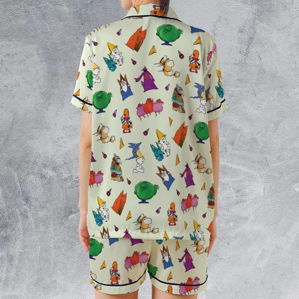 A Point In Every Direction The Point Satin Short-Sleeve Pajamas Set - 2