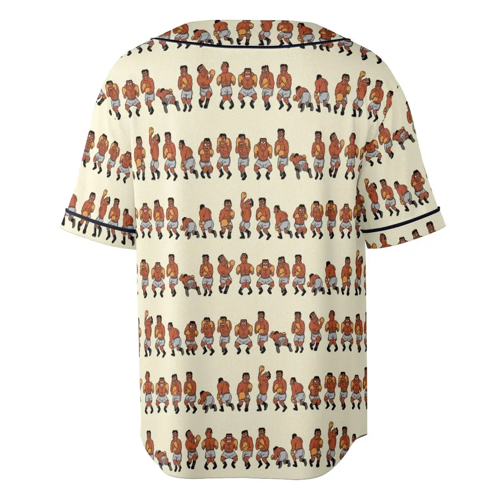 Mike Tyson's Punch-Out!! Unisex Baseball Jersey - 4